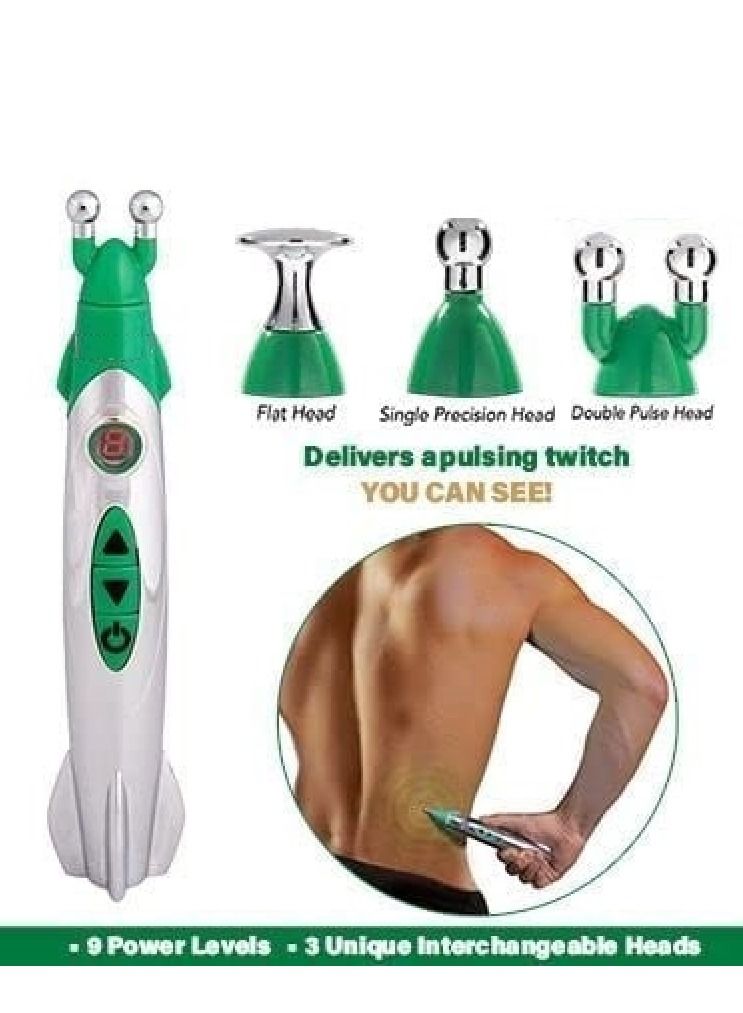 القلم الإلكتروني مدلك مؤشر لآلام الجسم النخيل العلاج بالضغط الصحي - Image 2