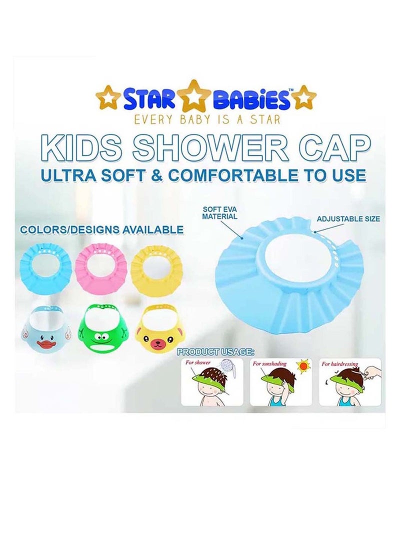 ستار بيبيز اشترِ 2 واحصل على 1 مجانًا (دعامة رأس الطفل، وسادة ركبة الطفل 3 أزواج مع قبعة استحمام مجانية للأطفال) - Image 5