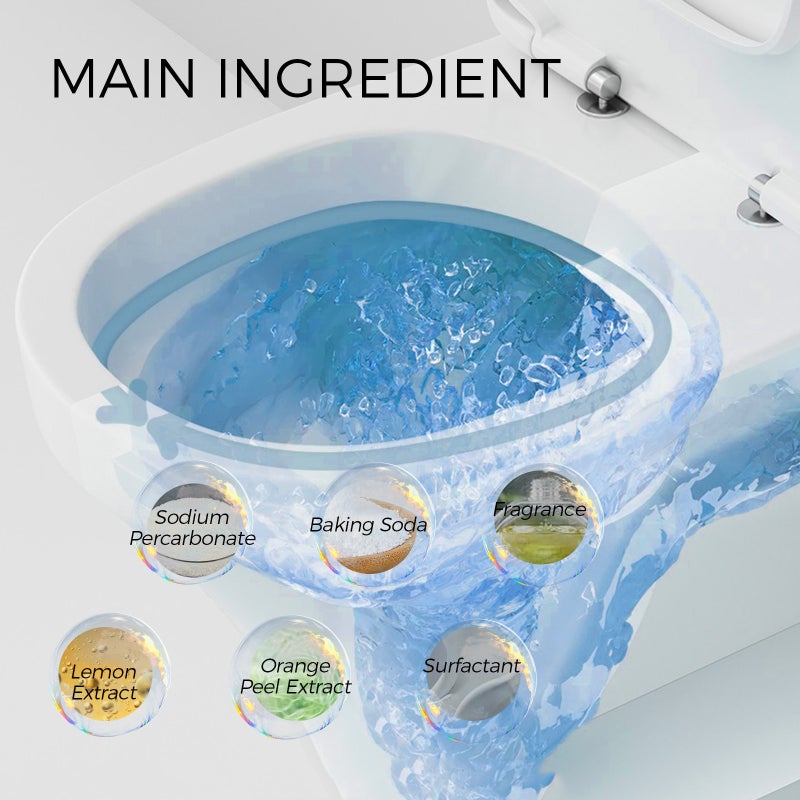 Jue-Fish Toilet Rose Cleaner Toilet Household Toilet Decontamination Deodorant Toilet Cleaner - Image 5
