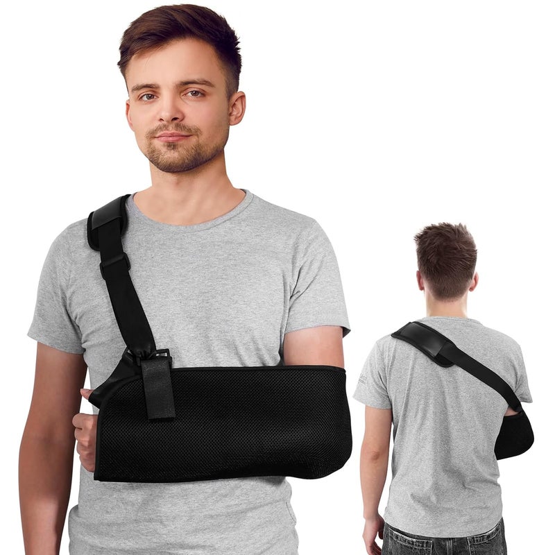Healifty Arm Sling Adjustable Shoulder Immobilizer Wrist Elbow Support Brace for Broken and Fractured Bones - Image 1