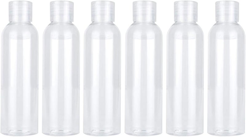 Ipetboom 6pcs 120ml Flip Cap Refillable Empty Shampoo Lotion Bottles Travel Sub-bottles Cosmetic Dispensers for Toiletries - Image 1