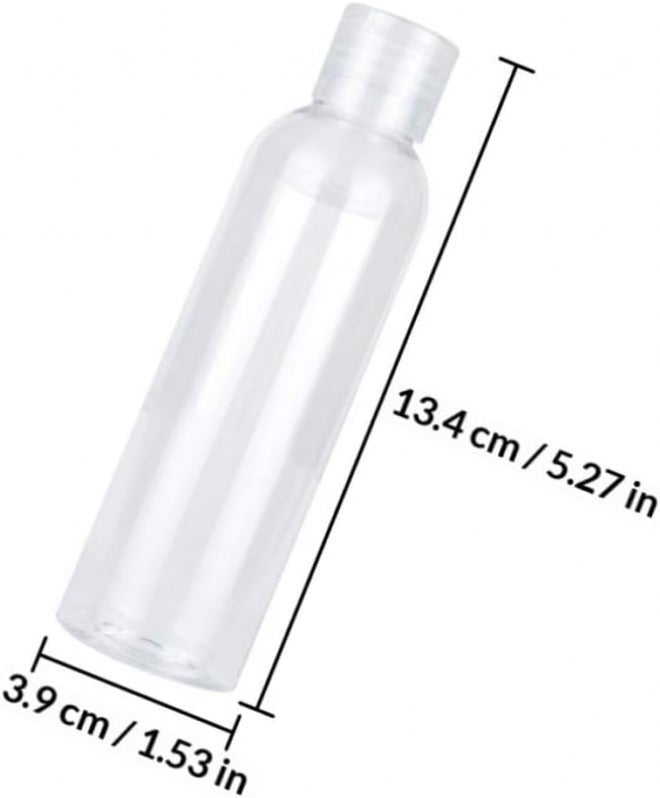 Ipetboom 6pcs 120ml Flip Cap Refillable Empty Shampoo Lotion Bottles Travel Sub-bottles Cosmetic Dispensers for Toiletries - Image 2