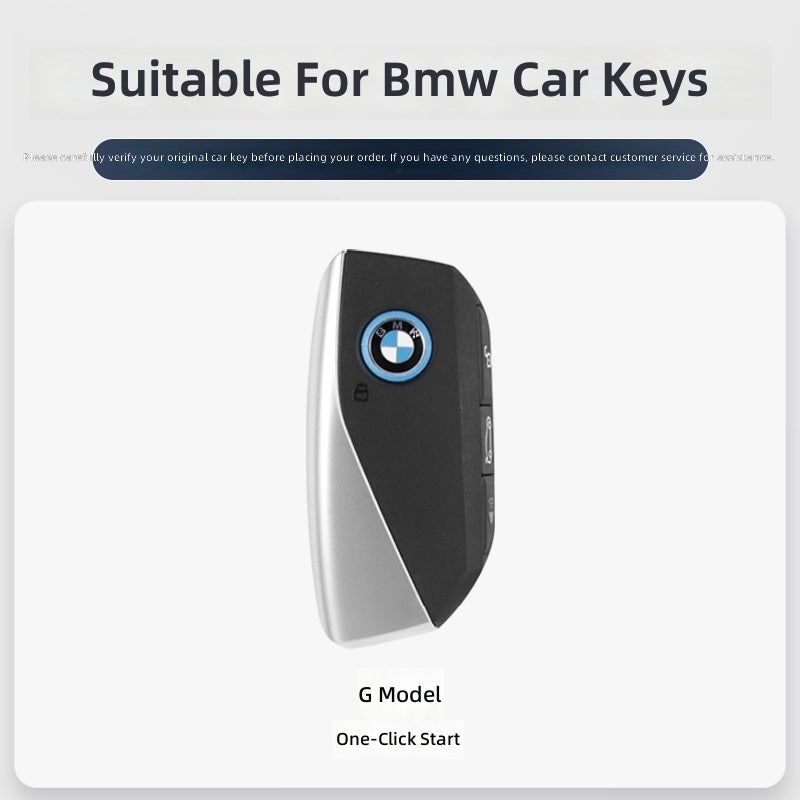 BMW Zinc Alloy Key Fob Cover for BMW 5 Series X3 X1 X5 3 7 Series - Metal Key Case Protection for Women - Image 2