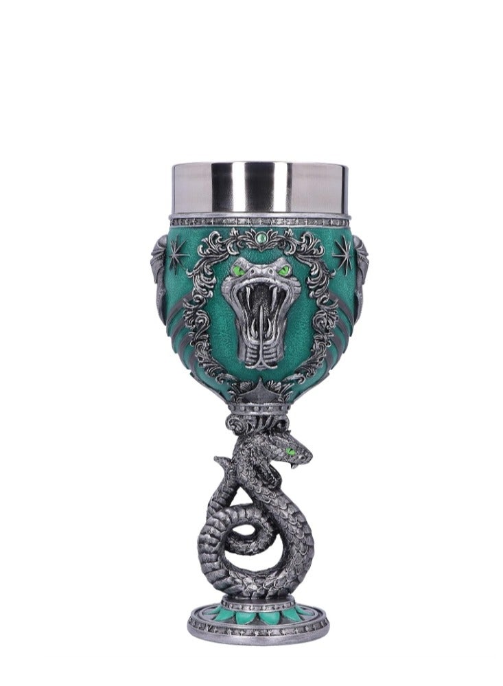 general Nemesis Now Harry Potter Slytherin Hogwarts House Collectaible Goblet Resin Green Silver - Image 3