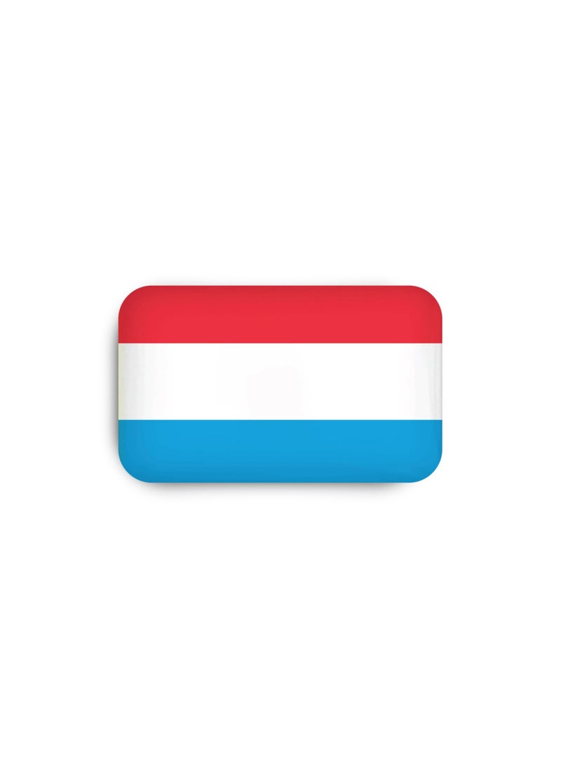 971ميديا - شارة مغناطيسية بتصميم علم لوكسمبورغ - Image 1