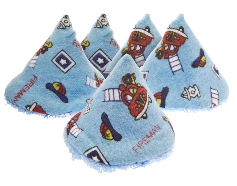 Beba Bean Pee Pee Teepee Firedog with Laundry Bag 5 Pieces Baby boy Pee Shield Babyboy Essentials Baby boy Diaper Cover for Boys Teepee Pee Shield Pee Covers - Image 1