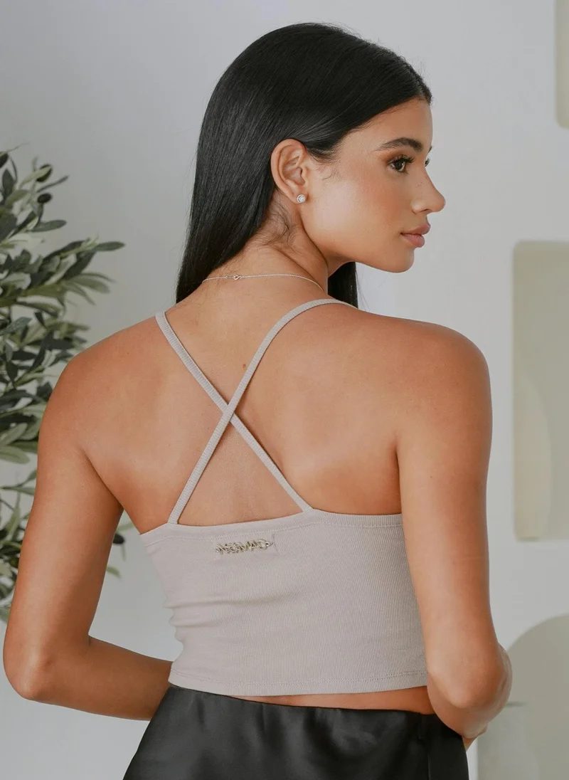 NOMAD Organic Cotton Rib Strappy Top