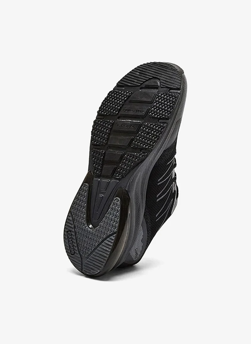 Campus Black Men Begin Marathon Sublimation Lace-Up Running Shoes-Black for Men | Best Price UAE