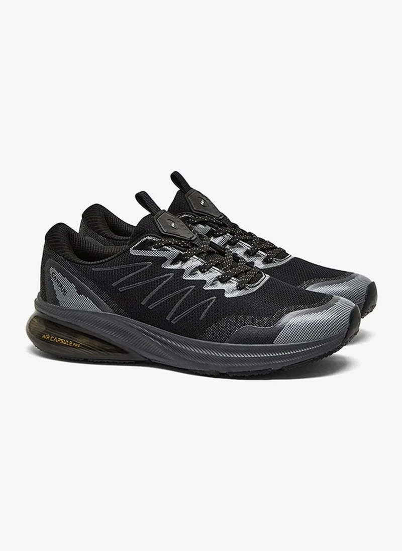 Campus Black Men Begin Marathon Sublimation Lace-Up Running Shoes-Black for Men | Best Price UAE