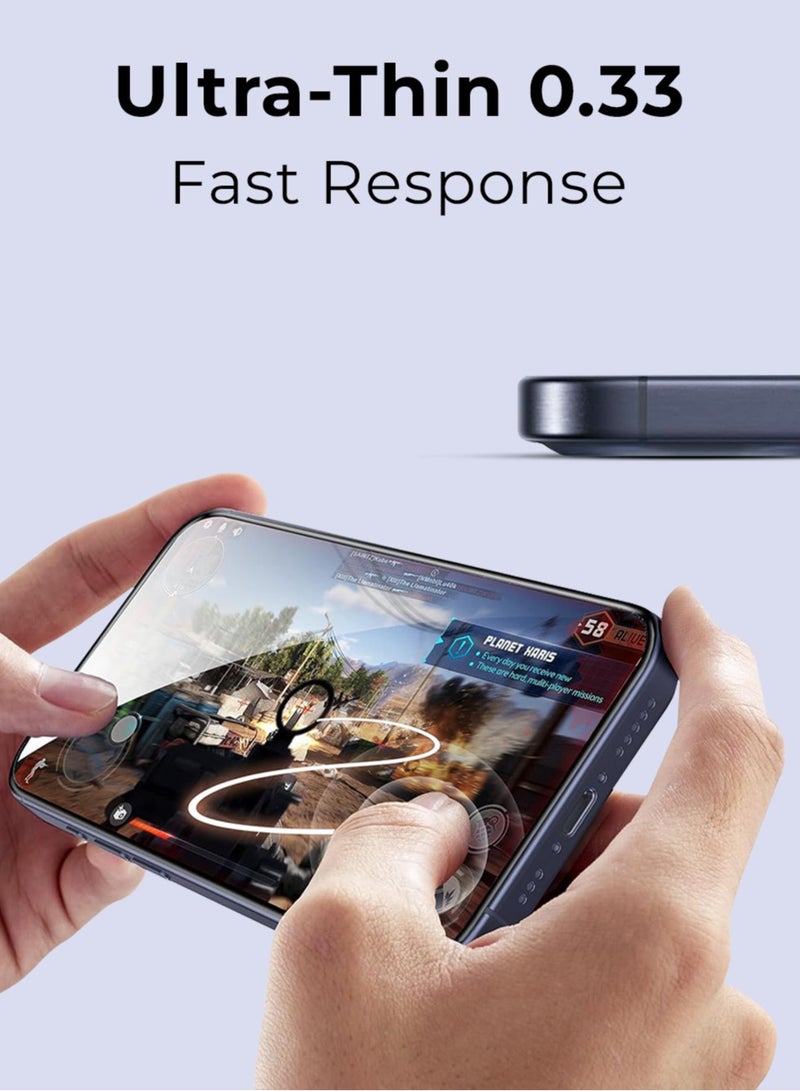 glassology iPhone 16 Pro 9H Tempered Glass Screen Protector Scratch Resistant Ultra Clear Anti Fingerprint Case Friendly - Image 2