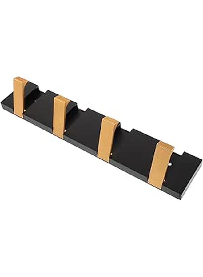 Hidden Coat Hanger Hook for Wall Mount in Bathroom Bedroom Entryway Kitchen White - Image 1