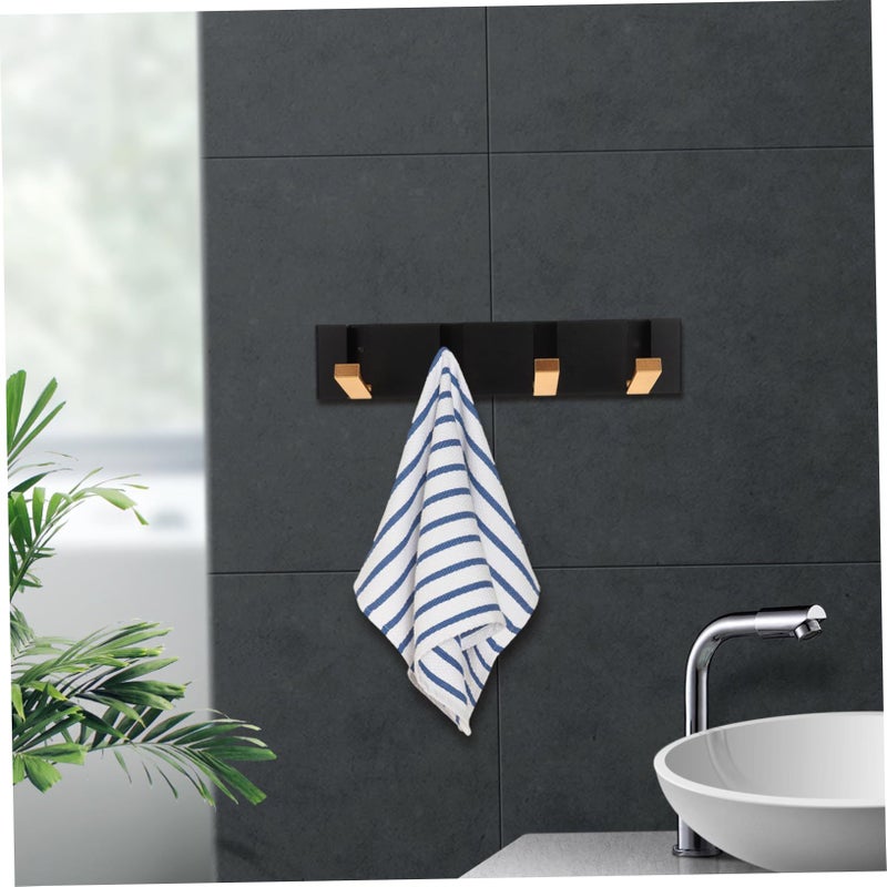Hidden Coat Hanger Hook for Wall Mount in Bathroom Bedroom Entryway Kitchen White - Image 5