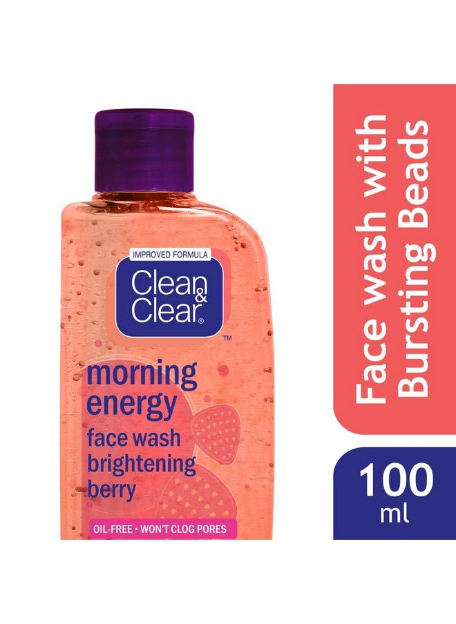 CLEAN & CLEAR Clean & Clear Morning Energy Berry Face Wash, 100ml  - Image 3
