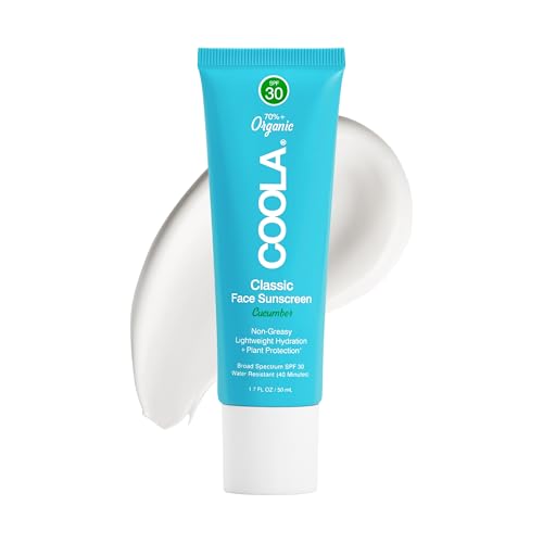 COOLA Organic Face Sunscreen SPF 30 Sunblock Lotion Dermatologist Tested Skin Care for Daily Protection Vegan and Gluten Free Cucumber 17 Fl Oz - Image 2