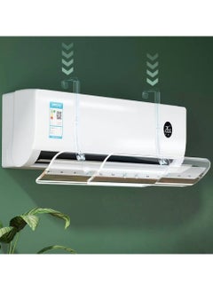 Generic Adjustable Air Conditioner Deflector PVC Air Flow Deflector with 270° Adjustable Ac Wind Deflector ,Air Conditioning Wind Shield Universal，Air Diverter Cover Anti-Wind Baffles for Home Office（18*50-102CM）MKS-248  - Image 4