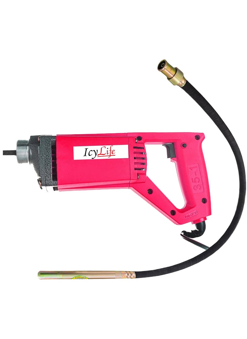 ICYLIFE ICYLIFE 1290WATT Concrete Vibratoriron Machine With 3 Mtr Needle Electric Concrete Vibrator 13400rpm  - Image 1