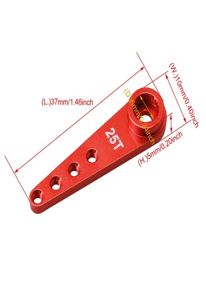Mxfans Aluminum Alloy Upgrade 25T Metal Steering Arm Replacement for WPL RC1:16 Truck - Image 4