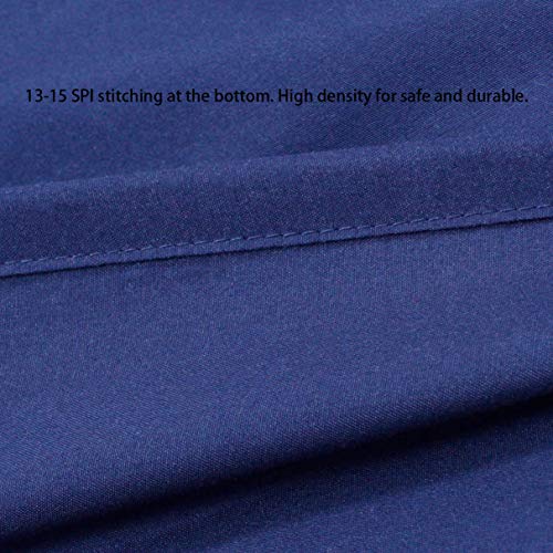 CaSaJa 3-Pack Fitted Crib Sheets Set for Baby Boys, Extra Soft Breathable 9" Deep Mattress Sheet for Standard Toddler Bed 28x52, Cozy Washable Microfiber Nursery Sheets, 2 Navy Blue/1 Charcoal Gray - Image 5