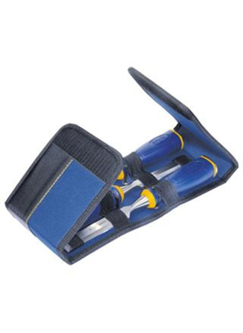 IRWIN IRWIN Marples Chisel Set with Wallet, 3-Piece (1768781), Blue  - Image 3