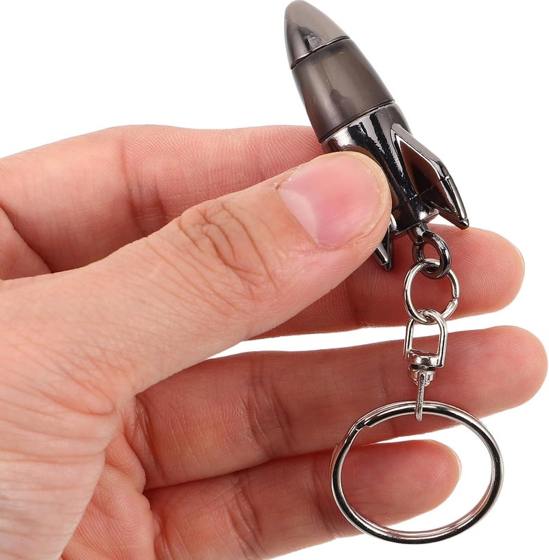 ULTECHNOVO Car Anti-static Keychain Body Static Remover Plastic Static Electricity Discharger Stick for Vehicle Door in Gray - Image 3
