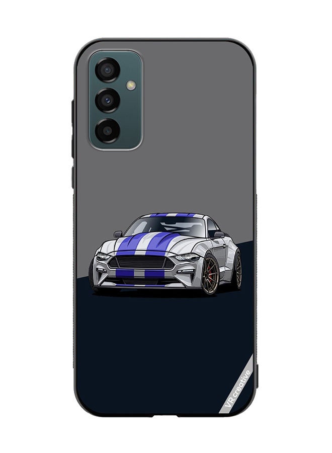 VR CREATIVE Protective Case Cover For Samsung Galaxy M23 Corvette Design Multicolour - Image 1