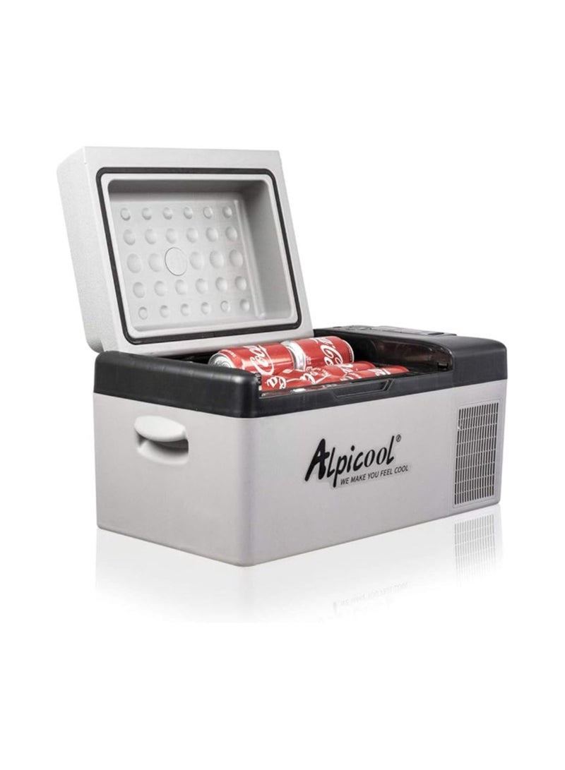 Alpicool alpicool c15" portable camping car refrigerator with usb connection - Image 1