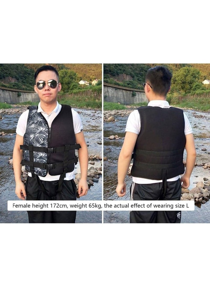 Swim Essentials Men Neoprene Swimming vest for Adult Men & women Vest Sea Boat Vests Swimming Accessories Size X-Large for 75 to 90 Kg - Yellow - Image 5