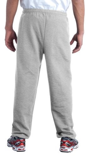 Gildan mens Fleece Elastic Bottom Sweatpants With Pockets, Style G18100 Pants, Navy, Small US - Image 4