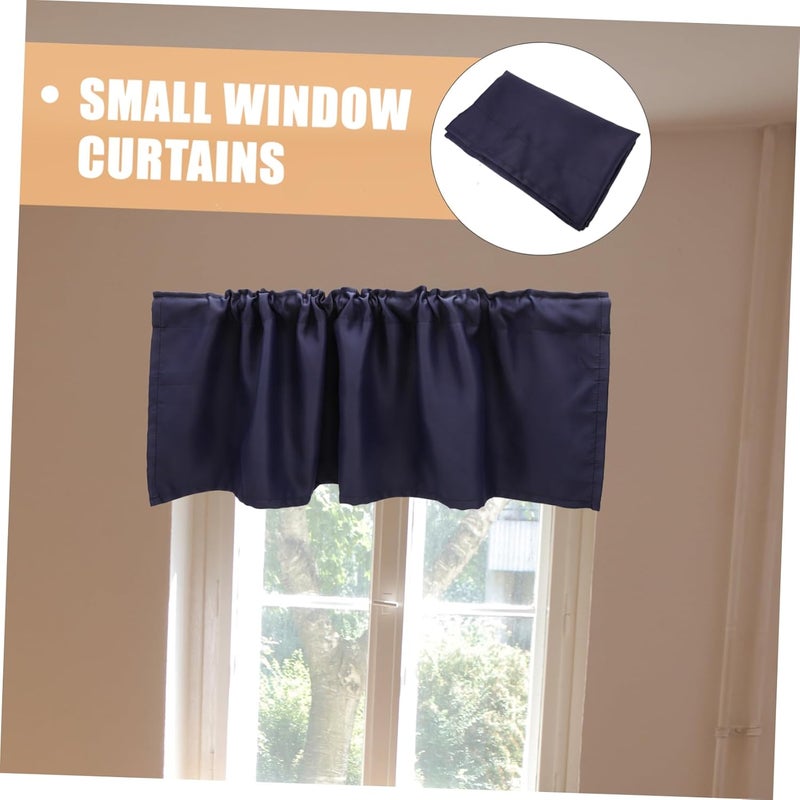 ABOOFAN Farmhouse Kitchen Valance Curtain Window Treatment for Kitchen Bedroom Living Room Light Filtering Privacy Protection Material - Image 3