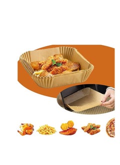 Generic Air Fryer Paper Liners - 100 Pieces, Non-Stick, Square, Large  - Image 5