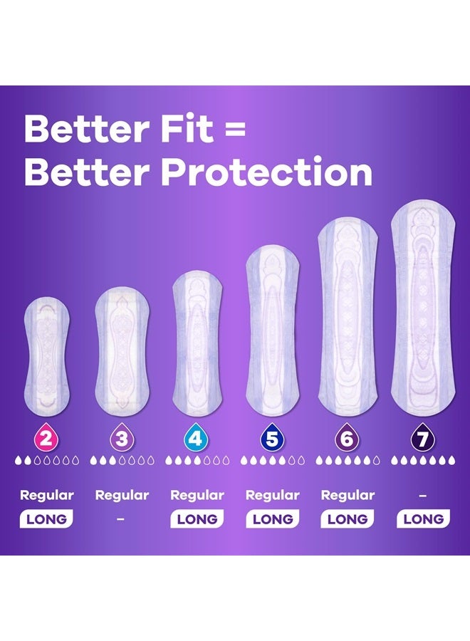 Always Discreet Adult Extra Heavy Long Incontinence Pads, Up to 100% Leak-Free Protection, White 45 Count (Packaging May Vary)  - Image 5