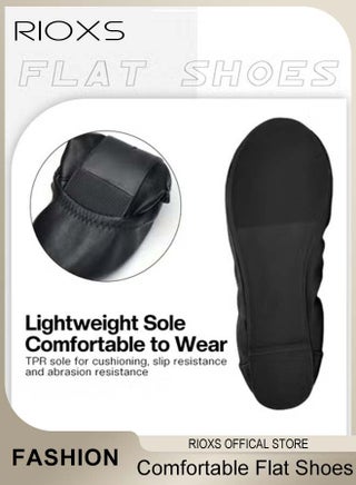 Women's Comfort Flats, Classic Round Toe Ballet Flats, Ultra Soft Belice Ballerina Flat Shoes, Slip On Dress Shoes for Women, Anti-slip Walking Ballerina Shoes, Lightweight Ladies Dressy Ballerina Shoes, Work Shoes, Business Shoes, Dance Flats, Black Ballerina Fashion Footwear - view 5
