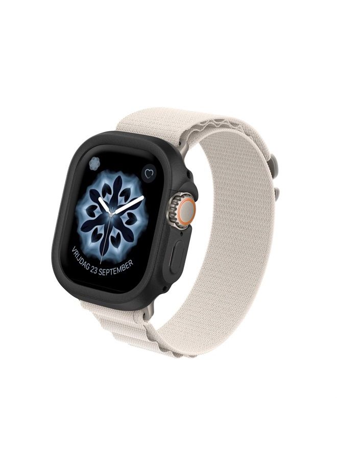 RHINOSHIELD Bumper Case Compatible with Apple Watch Ultra - [49mm] | Slim Protective Cover - Lightweight, Shock Absorbent, Non-Slip - Classic Black - Image 1