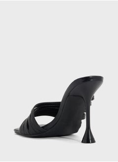 Truffle Multi Strap Mule Heel Sandal  - Image 3