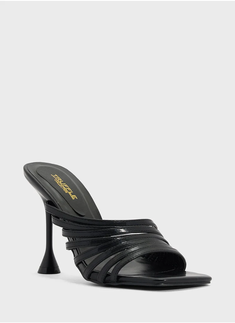 ترافل من نمشي Multi Strap Mule Heel Sandal