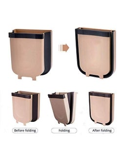 EDBIRET EDBIRET Hanging Trash Bin for Kitchen Cabinet Door Compact Garbage Can for Cabinet or Drawer Small Waste Bin for Kitchen Bedroom Dorm Room Car MultiColor Pack of 1  - Image 4