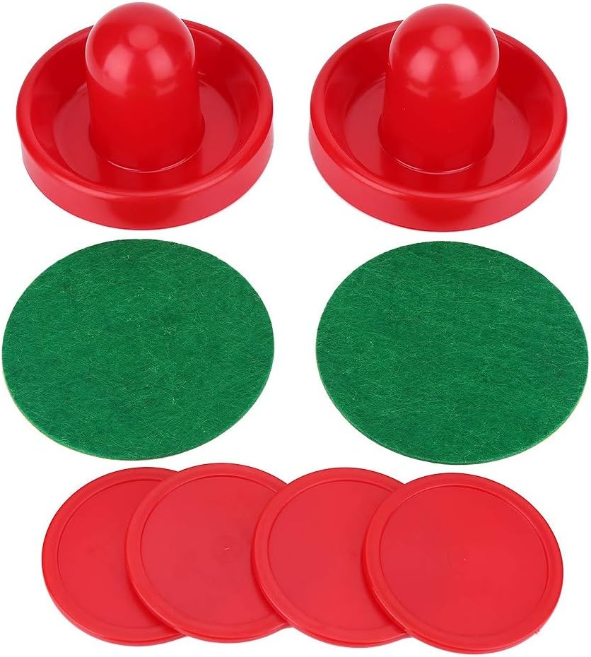 cheekyglo Durable Hockey Pusher Pucks Set, 4 Pucks Lightweight Ice Hockey Equipment, for Ice Hockey Enthusiasts Standard Ice Hockey Tables Tables Game Ice Hockey Goalies(Small 60mm)