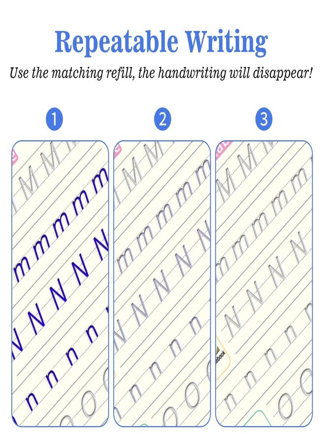 HB Plus Sank Copybook (4 Books + 10 Refills + 1 Pens + 2 Grips) - Magic Book for Kids, Mama Magic, Sank Magic - Explore Creative Learning - Image 5