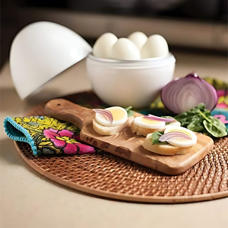 White PP Steamer 13.5 x 14 x 15.5 cm Microwave Safe 1 Piece Package Contents Steamer - Image 3