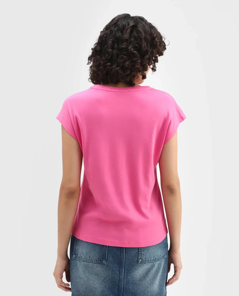 Rareism Women's Trendsetter Boxy Drop Shoulder Tee