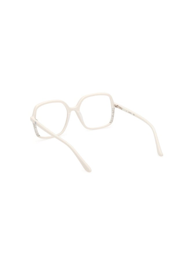 جس نظارة طبية بشكل مربع للنساء بأذرع من الأسيتات GU2950  مقاس 53 - لؤلؤي - Image 3