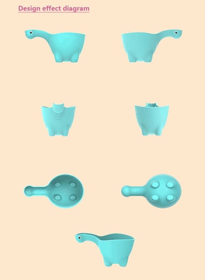 شيانغ يو قطعتان من حمام الطفل حمام الملعقة حوض ماء كوب شامبو - Image 4