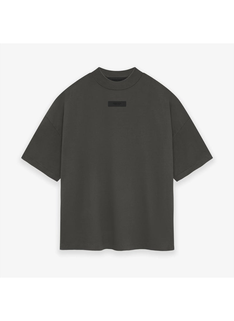 Generic - 2024 Spring Summer New FOG SimpleSolid Color Casual Round Neck Pullovers Short Sleeves Men Womens Same Style Batched Delivery Dark gray - Image 1
