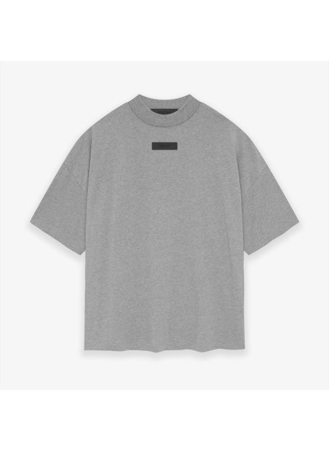 2024 spring and summer new FOG simple solid color casual round neck pullover short sleeve men and women same style one piece batch delivery Dark gray