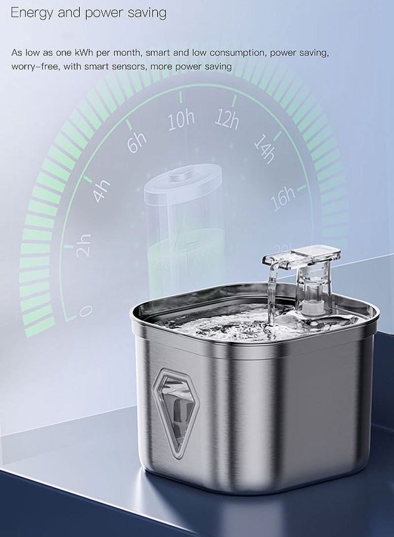 كيدل 2.5L قدرة كبيرة القط موزع المياه الحيوانات الأليفة موزع المياه الذكية القط التلقائي المياه الاستشعار - Image 2