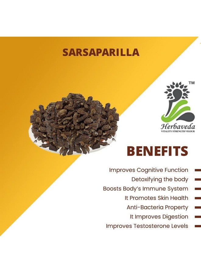 LEANBEING Herbaveda- Sarsaparilla 100g | Anantmool root | For tea - Image 3