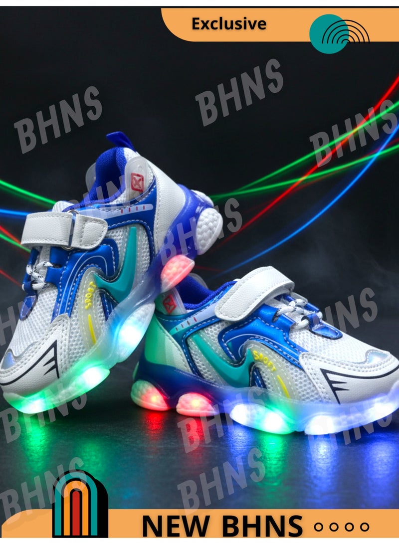 stylish LED Light Up Kids Shoes - Light-Up Shoes for Girls and Boys, Light-Up Shoes for Girls and Boys, Light-Up Shoes for Kids, Sizes 20-25, Light-Up Design, Anti-Slip, Comfortable, Easy to Wear, Kids Shoes, Kids Walking Shoes, Kids Shoes with Light - Image 5