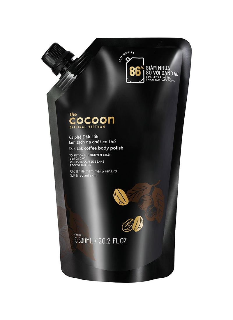 The Cocoon Original Vietnam Coffee body polish 600ml  - Image 1
