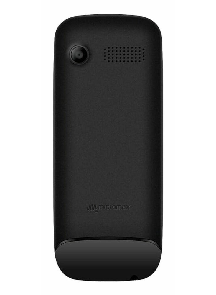 ميكروماكس موبايل Micromax X415 بشريحتين، بطارية 1000 مللي أمبير، شاشة 1.77 بوصة، راديو FM لاسلكي، كشاف – أسود - Image 1