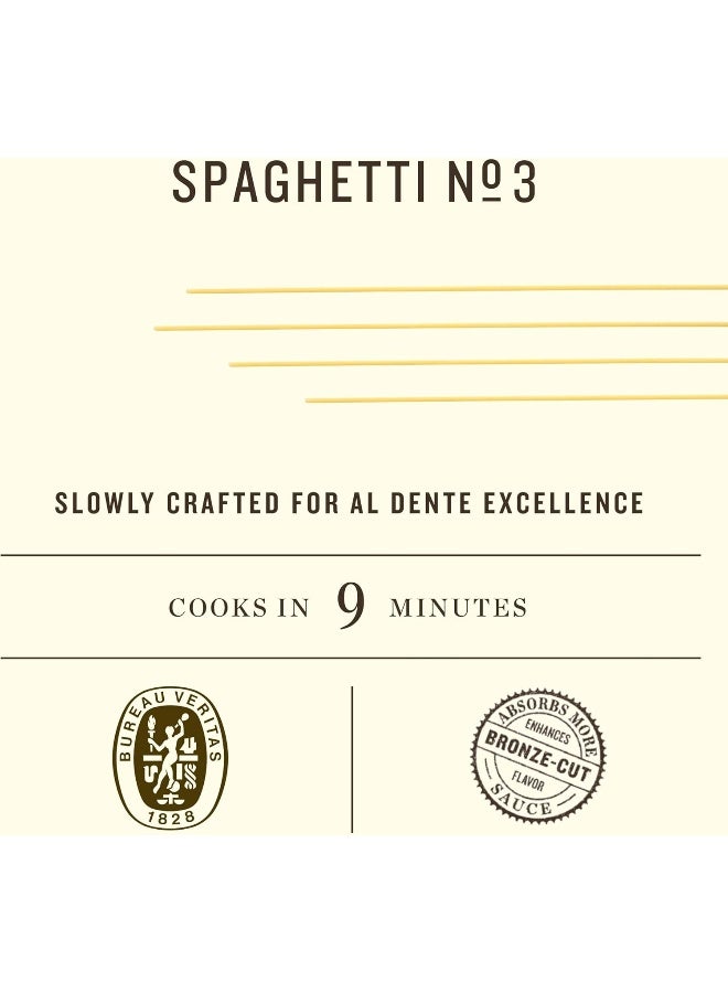 Rummo Spaghetti Pasta N.3 - Spaghetti Pasta Noodles, Durum Wheat Pasta, Thin Spaghetti Noodles, Italian Pasta, Dry Pasta - 16 Ounce (Pack of 5) - Image 3